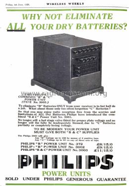 High Tension Supply Unit 3003; Philips Australia (ID = 2747039) Aliment.