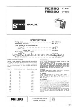 Leisuremate RB290; Philips Australia (ID = 2749592) Radio