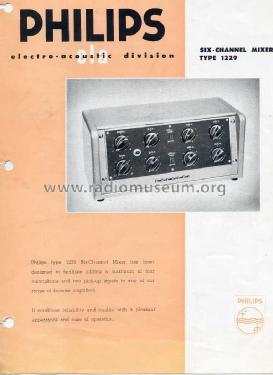 Mixer 1229; Philips Australia (ID = 2399757) Ampl/Mixer