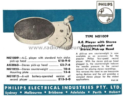 NG1012/01; Philips Australia (ID = 2760207) R-Player