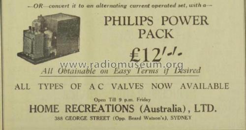 Power Pack PPP W S.1; Philips Australia (ID = 3131222) A-courant
