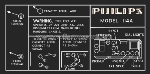 Radioplayer 114A; Philips Australia (ID = 2783642) Radio