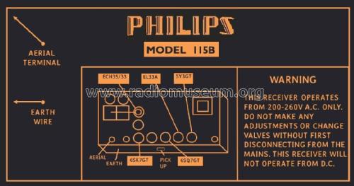 Radioplayer 115B; Philips Australia (ID = 2783652) Radio