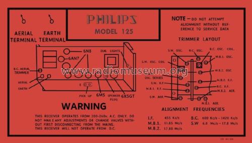 Radioplayer 125; Philips Australia (ID = 2786928) Radio