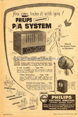 Speaker Portable Carry Case 1061; Philips Australia (ID = 2397059) Speaker-P