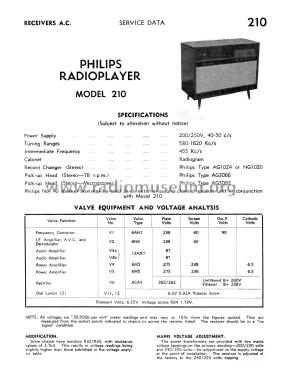 Stereo Fidelity Stereophonic 210; Philips Australia (ID = 2751816) Radio