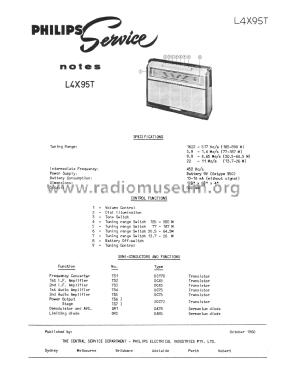 L4X95T; Philips Australia (ID = 2747754) Radio