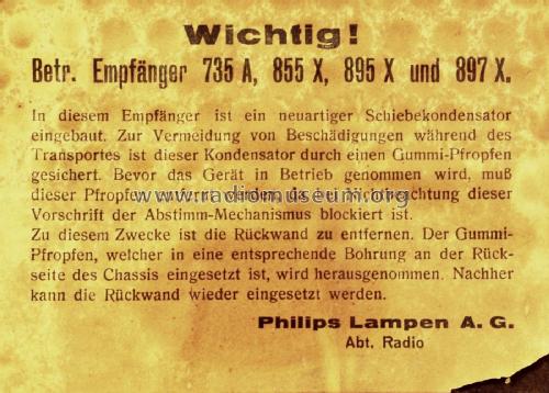 895X; Philips Belgium (ID = 2915942) Radio