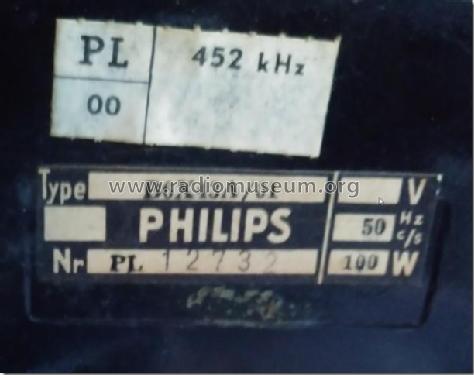 B6X43A /00 /01; Philips Belgium (ID = 2531727) Radio