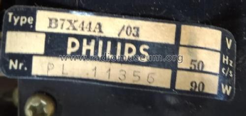 B7X44A /03; Philips Belgium (ID = 2536798) Radio