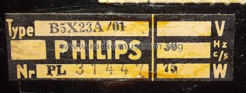 Bi-Ampli B5X23A /01; Philips Belgium (ID = 2432867) Radio