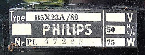 Bi-Ampli B5X23A /89; Philips Belgium (ID = 3170024) Radio