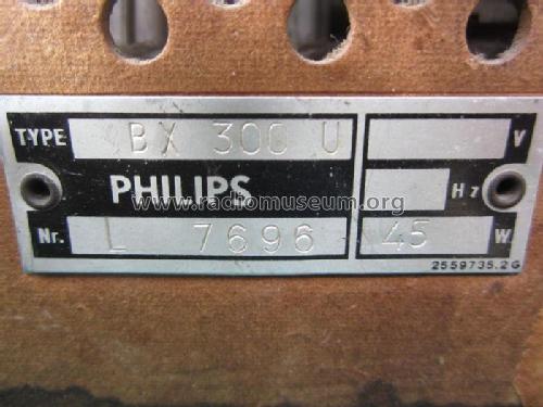 BX300U; Philips Belgium (ID = 2363042) Radio