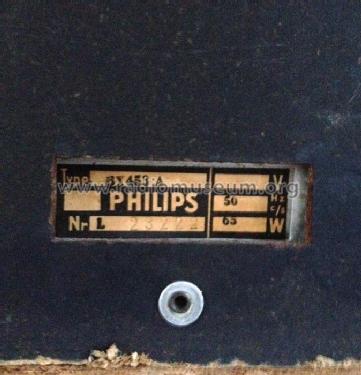 BX453A; Philips Belgium (ID = 2431150) Radio