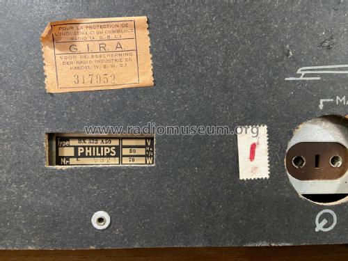 BX533A /50; Philips Belgium (ID = 2881153) Radio
