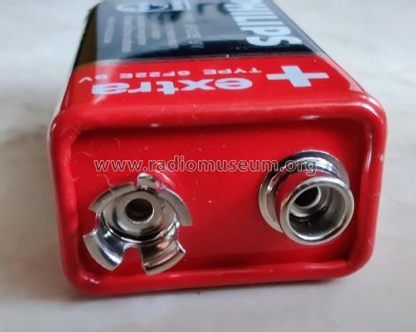 9 V Dry Battery 'extra' 6F22E - 1604D; Philips Belgium (ID = 2696326) Strom-V