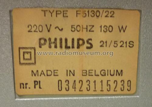 Stereo Receiver F5130 /22; Philips Belgium (ID = 2476121) Radio