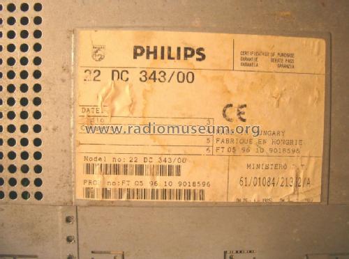 22DC343; Philips Hungary, (ID = 1165842) Car Radio