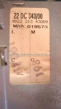 22DC343; Philips Hungary, (ID = 1165843) Car Radio
