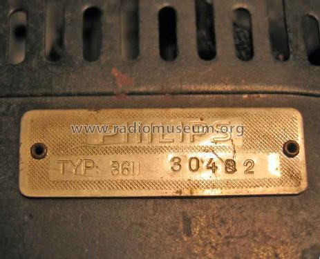 36U; Philips Hungary, (ID = 504478) Radio