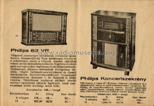 83K; Philips Hungary, (ID = 2222936) Radio