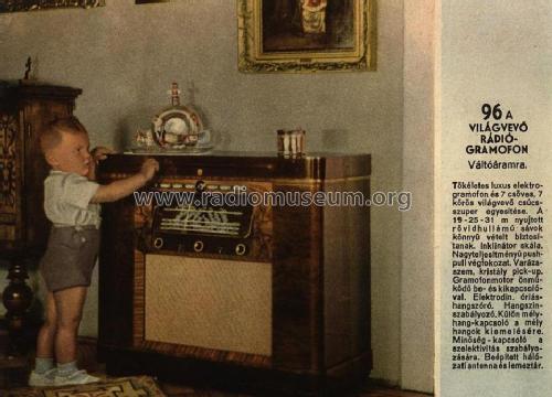 96A; Philips Hungary, (ID = 733486) Radio