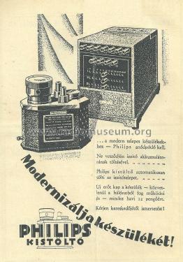 Anódpótló készülék 3003; Philips Hungary, (ID = 1860359) A-courant