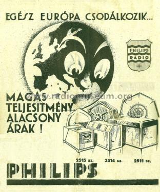 Luxus 2511; Philips Hungary, (ID = 1854553) Radio