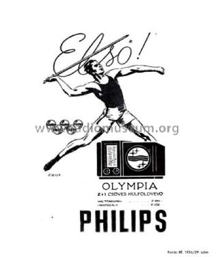 Olimpia - Olympia W 1790; Philips Hungary, (ID = 2203491) Radio