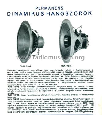 Speaker 9621; Philips Hungary, (ID = 2126994) Parleur