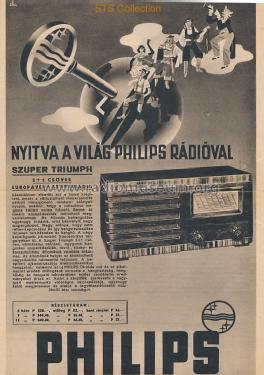 Szuper Triumph 1750; Philips Hungary, (ID = 1306936) Radio