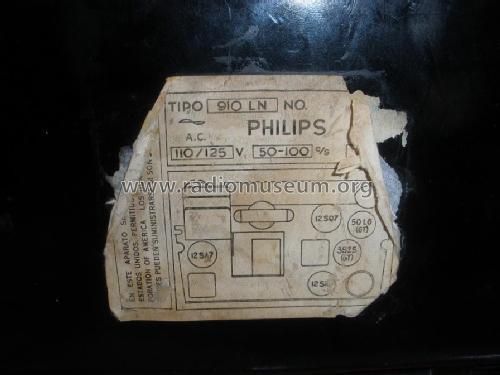 910LN; Philips Mexicana S.A (ID = 1008882) Radio