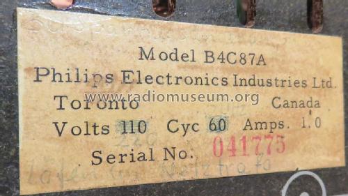 B4C87A ; Philips Canada (ID = 2106390) Radio