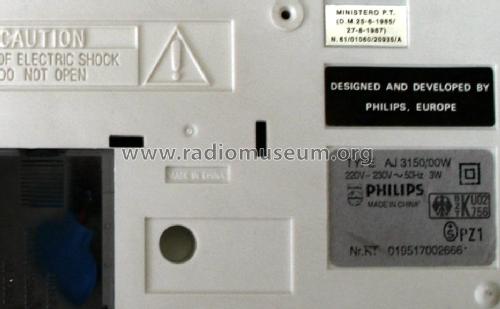 AJ3150/00; Philips 飞利浦; (ID = 668028) Radio