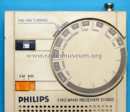 Two Band Receiver D-1000; Philips 飞利浦; (ID = 695447) Radio