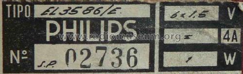 EL3586/E; Philips do Brasil S. (ID = 833486) R-Player