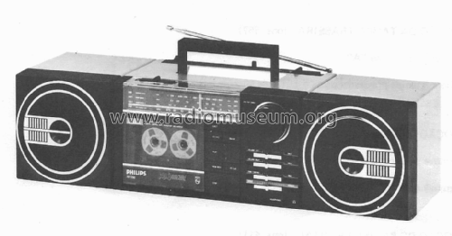 Rádio Gravador Estéro 06AR550 /00 /01 /02 /03; Philips do Brasil S. (ID = 2162945) Radio