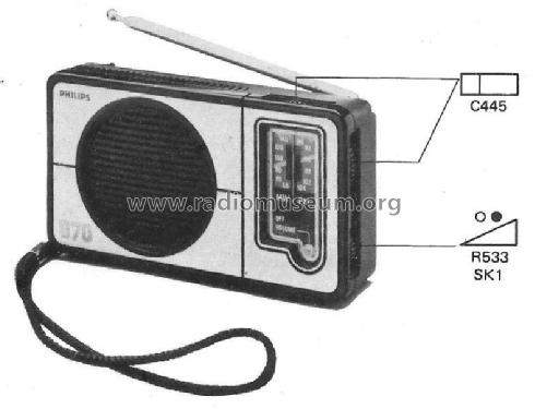 Rádio Portátil 06AL070; Philips do Brasil S. (ID = 2608557) Radio