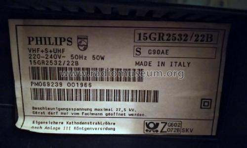 15GR2532 /22B; Philips Italy; (ID = 2682087) Télévision