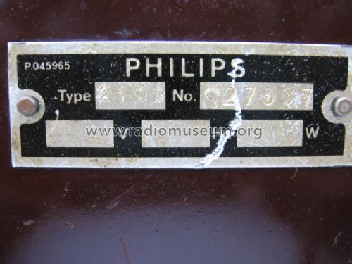 2109; Philips; Eindhoven (ID = 202756) Speaker-P