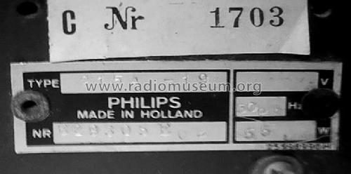 215A-19; Philips; Eindhoven (ID = 2020585) Radio