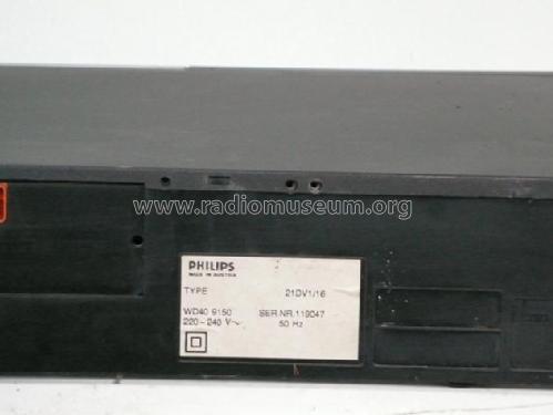 Video Cassette Recorder 21DV1 /16; Philips - Österreich (ID = 1631984) R-Player