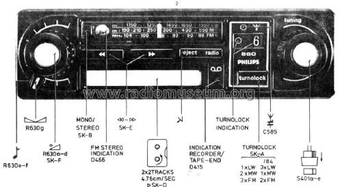 22AC860 /80; Philips Radios - (ID = 1077462) Car Radio