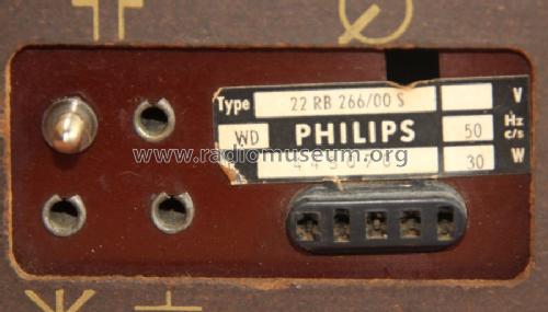 22RB266 /00S; Philips - Österreich (ID = 1719875) Radio