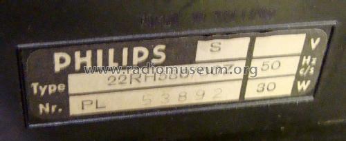 22RH580 /00Z; Philips Belgium (ID = 1875297) Verst/Mix