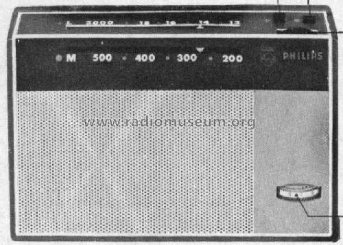 22RL160 /00B /00F /00L; Philips Belgium (ID = 1521660) Radio