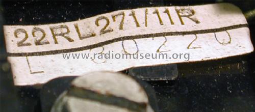 22RL271 /11R; Philips Belgium (ID = 793748) Radio
