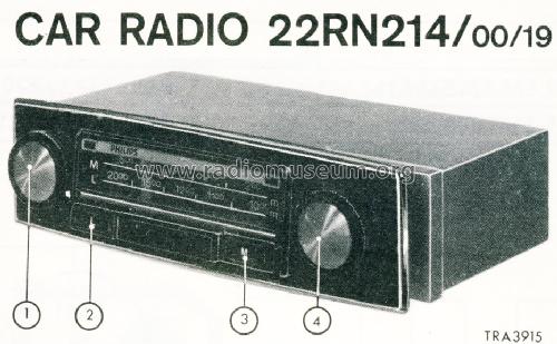 22RN214 /00; Philips Electrical, (ID = 1648639) Car Radio