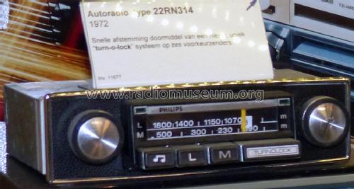 22RN314 /00; Philips; Eindhoven (ID = 2117336) Car Radio