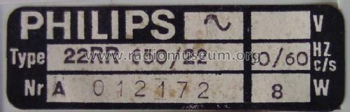 22RR650 /22; Philips; Eindhoven (ID = 1636751) Radio